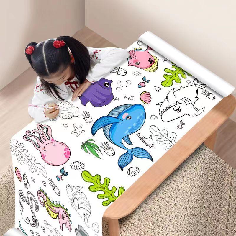Rouleau de papier à colorier pour enfants 500*30 - ورق تلوين للأطفال 1