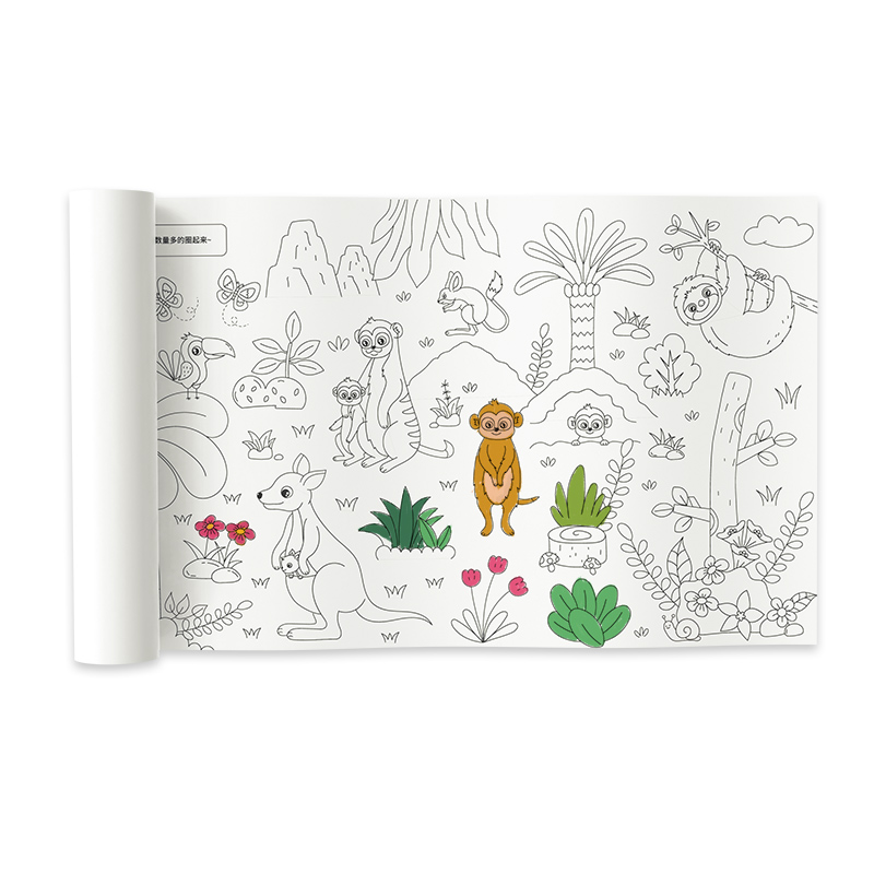 Rouleau de papier à colorier pour enfants 500*30 - ورق تلوين للأطفال - 6