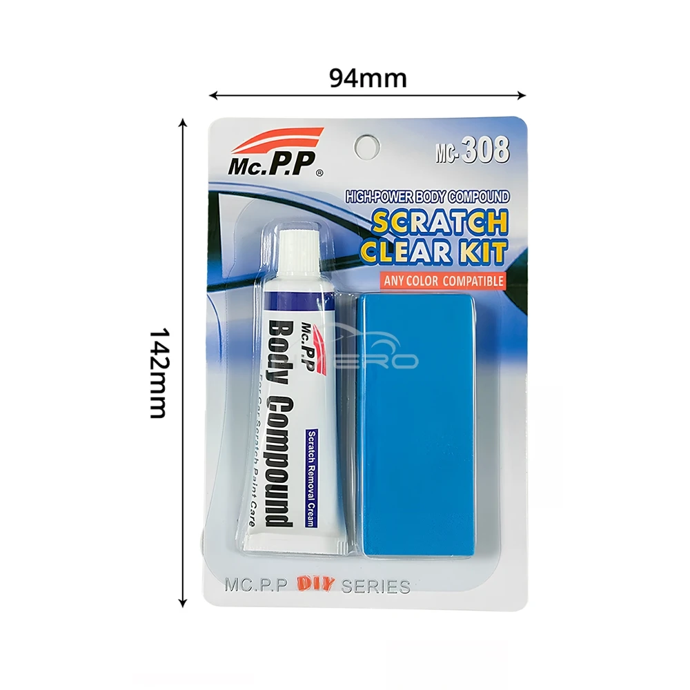 Kit de réparation des rayures pour voitures 3in1 cire de polissage + pâte à polir pour la carrosserie + nettoyant pour peinture - طقم إصلاح خدوش السيارات - 14