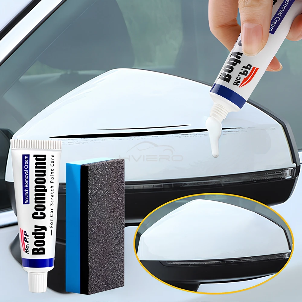 Kit de réparation des rayures pour voitures 3in1 cire de polissage + pâte à polir pour la carrosserie + nettoyant pour peinture - طقم إصلاح خدوش السيارات - 2