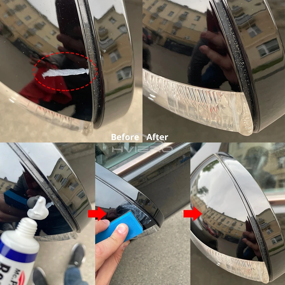 Kit de réparation des rayures pour voitures 3in1 cire de polissage + pâte à polir pour la carrosserie + nettoyant pour peinture - طقم إصلاح خدوش السيارات 5