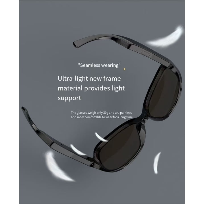 Lunettes de soleil intelligentes ecouteurs sans fil Bluetooth, appels mains libres - نظارات شمسية ذكيةو سماعات رأس لاسلكية بتقنية البلوتوث - 10