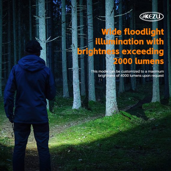 Lampe Torche tactique ultra-puissant 2000 lumens Portée 600 mètres battrie 16000mAh - مصباح يدوي تكتيكي فائق القوة - 5