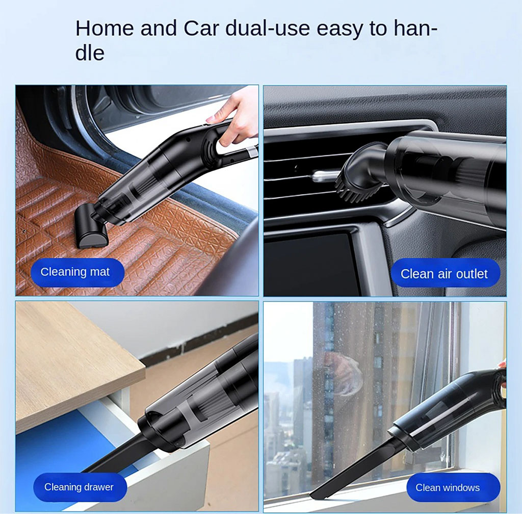 Aspirateur Portable Multifonction 6en1 JB-168 batterie 1800 mAh Filtre HEPA - مكنسة كهربائية محمولة - 10