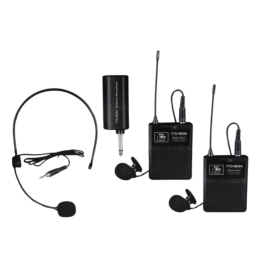 Microphone UHF Sans Fil Rechargeable TTD-M099 - ميكروفون لاسلكي قابل للشحن 3