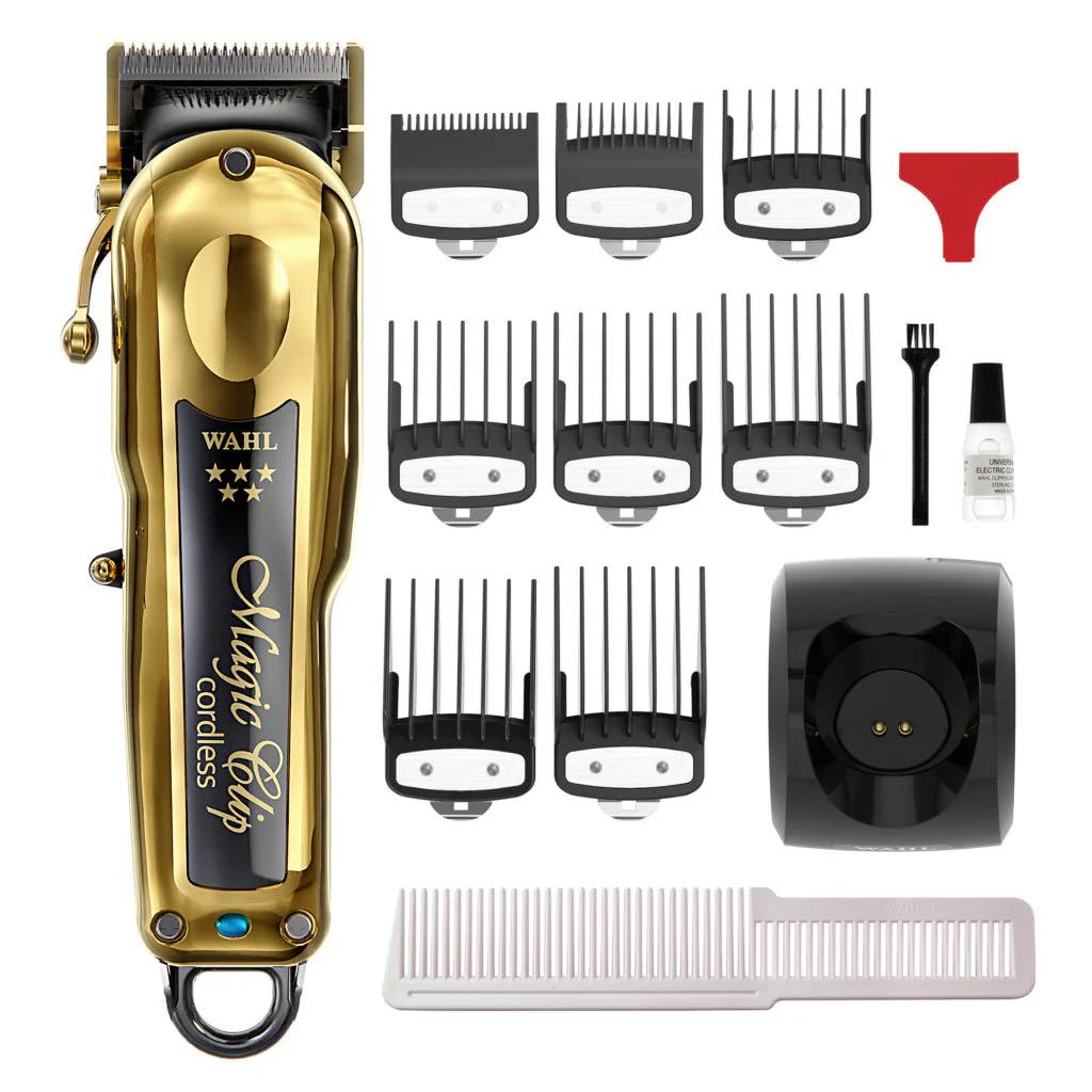 Tondeuse Wahl Magic Clip Gold Cordless Clipper - ماكينة حلاقة الشعر اللاسلكية - 19