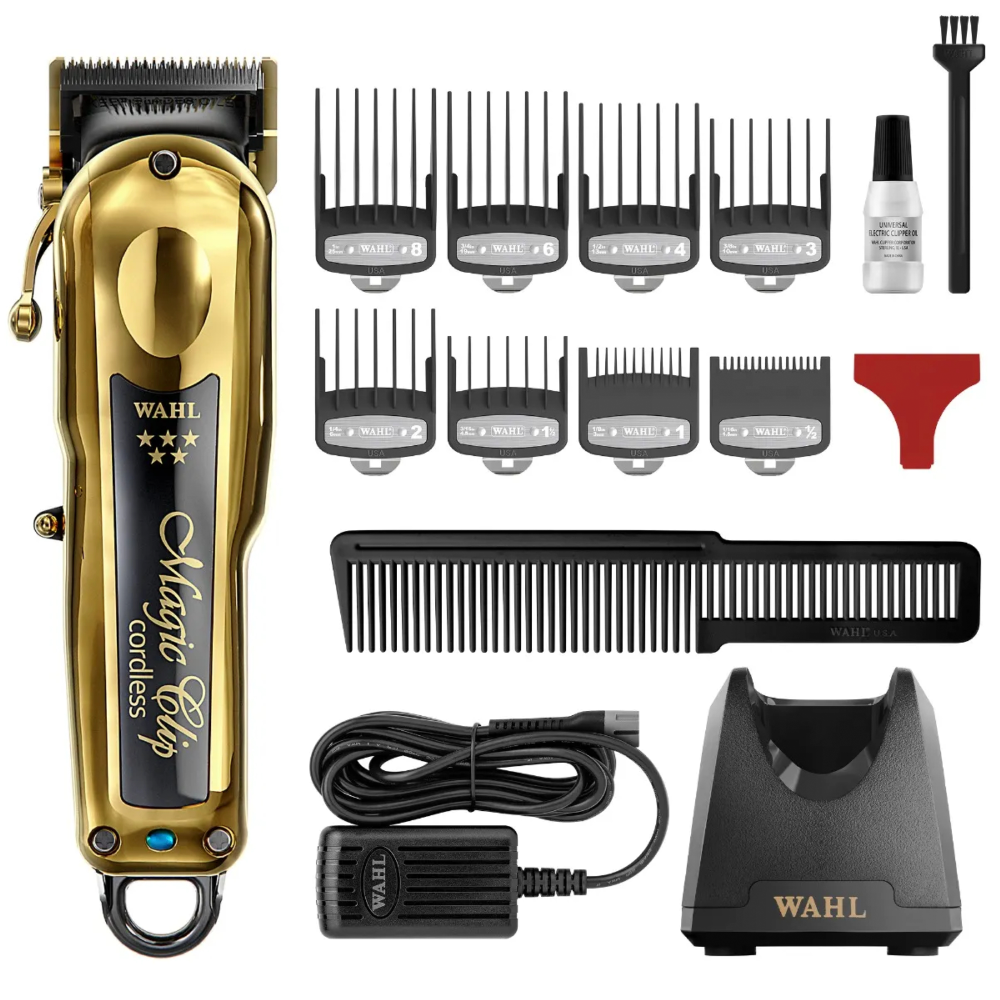 Tondeuse Wahl Magic Clip Gold Cordless Clipper - ماكينة حلاقة الشعر اللاسلكية