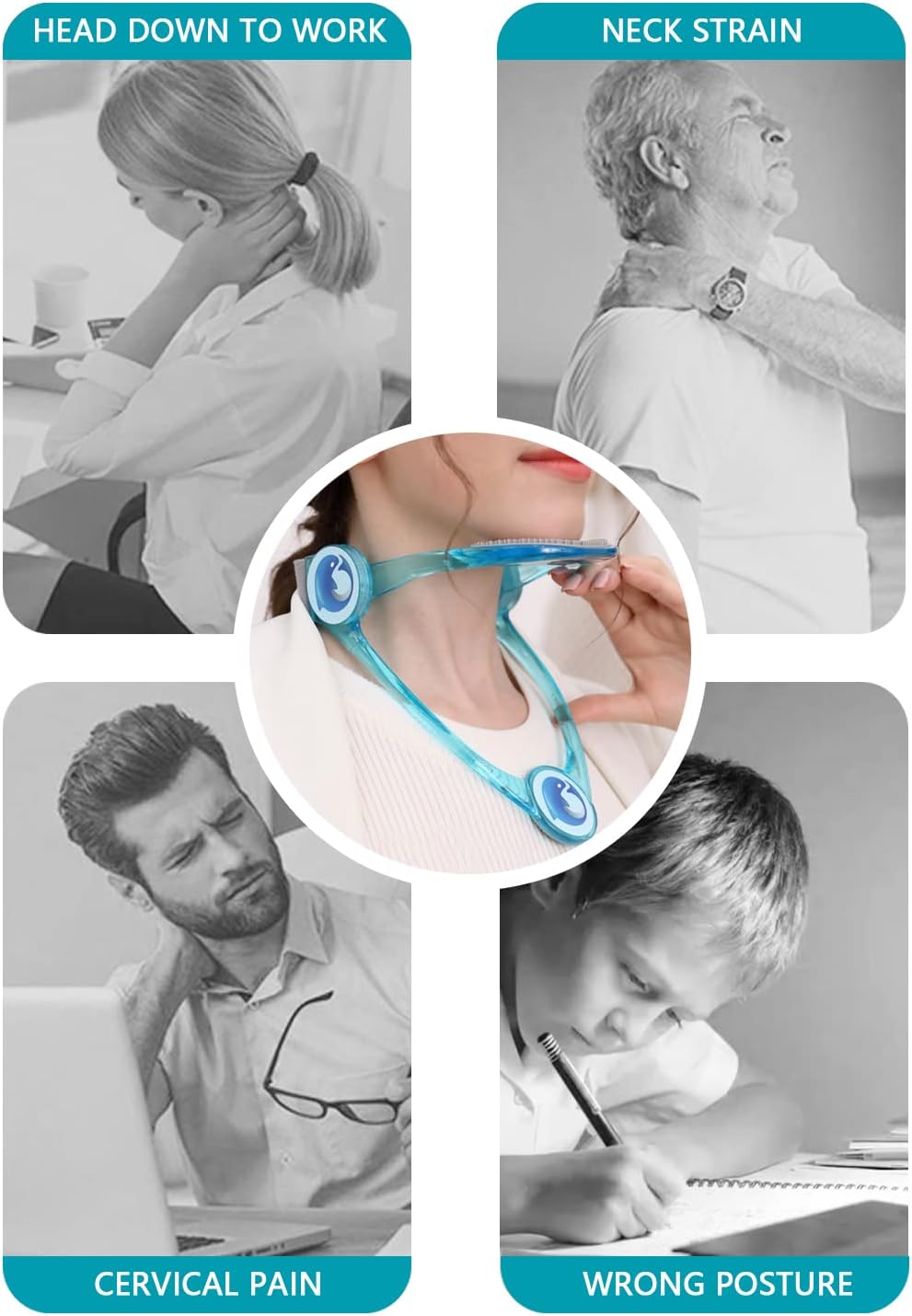 Orthèse cervicale et stabilisateur de cou ajustable pour enfants et adultes - دعامة عنق للكبار والصغار - 8