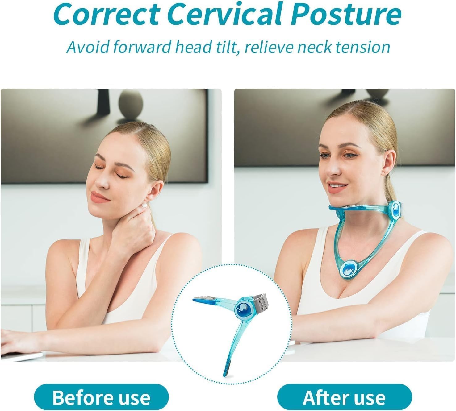 Orthèse cervicale et stabilisateur de cou ajustable pour enfants et adultes - دعامة عنق للكبار والصغار 9