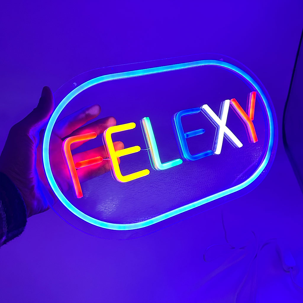 Panneau LED Neon Signe FELEXY - لوحة مضيئة لواجهة محل 3