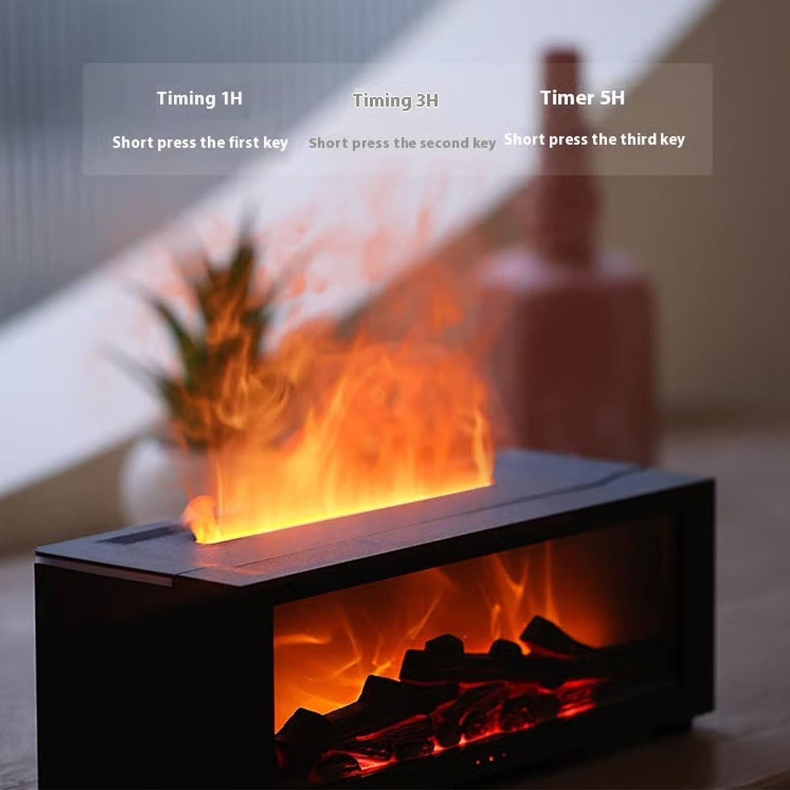 Humidificateur Effet Flamme 7 Couleurs - مرطب الهواء بتأثير اللهب الواقعي - 3