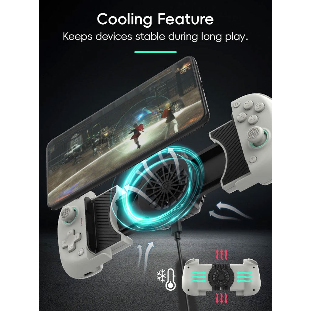 Manette pour smartphone DATA FROG X3 Bluetooth avec Ventilateur de Refroidissement - وحدة تحكم مع مبرد مدمج - 8