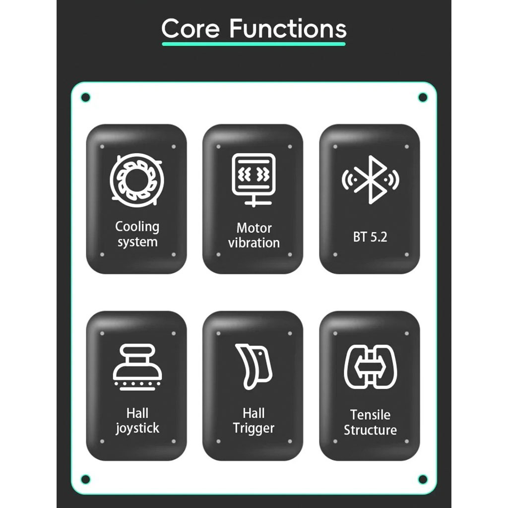 Manette pour smartphone DATA FROG X3 Bluetooth avec Ventilateur de Refroidissement - وحدة تحكم مع مبرد مدمج 8