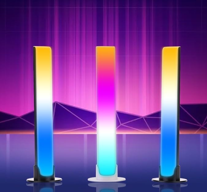 Barre LED RGB 2PCS synchronisée avec la musique et les sons 8 modes d'éclairage - أضواء ملونة متزامنة مع الموسيقى - 2