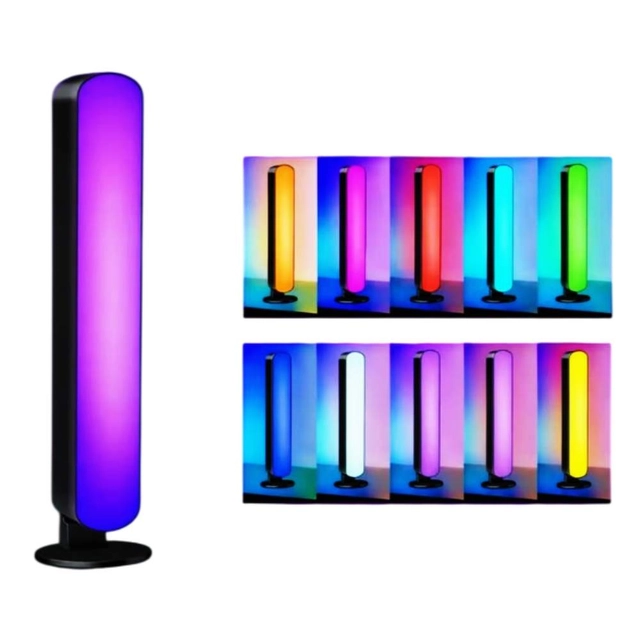 Barre LED RGB 2PCS synchronisée avec la musique et les sons 8 modes d'éclairage - أضواء ملونة متزامنة مع الموسيقى 9