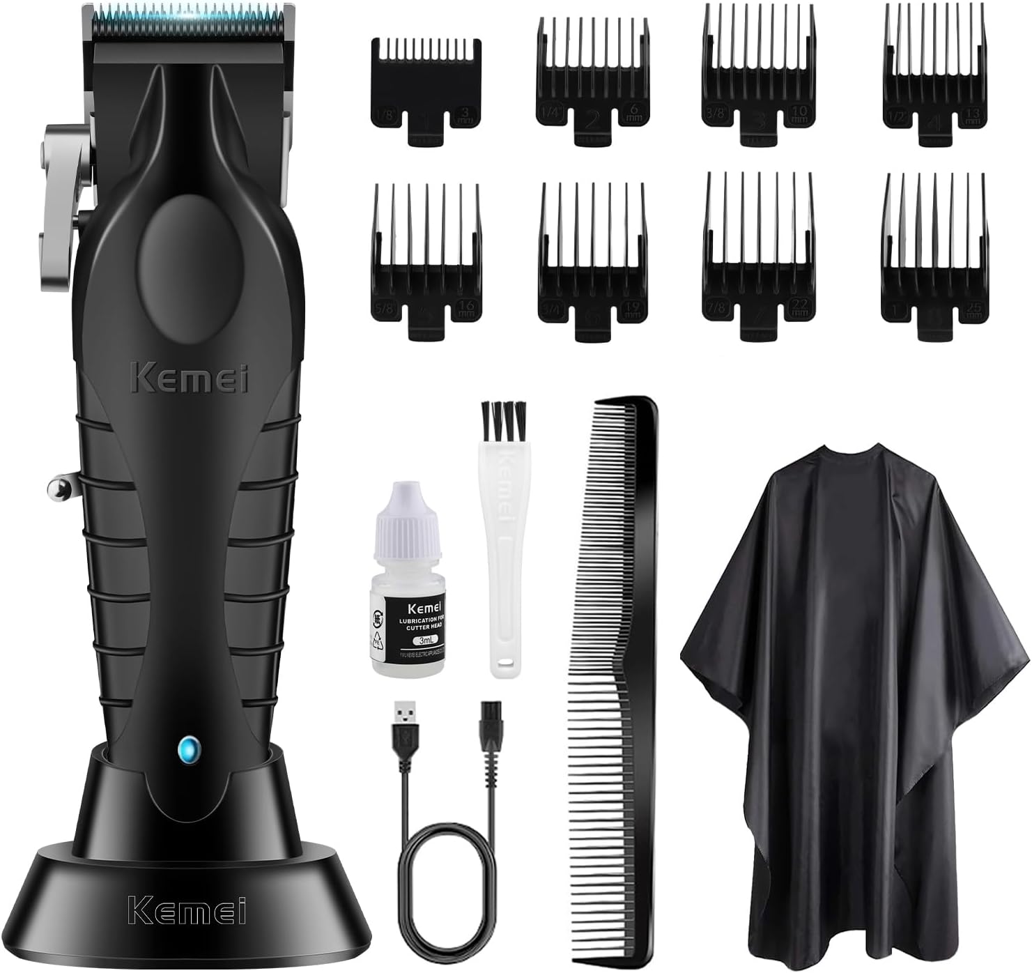 Tondeuse à cheveux professionnelle Kemei KM-2296 - ماكينة قص الشعر الاحترافية - 19