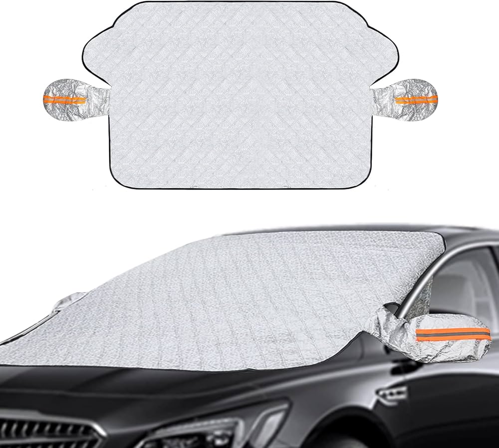 Couverture de Pare-brise Magnetique pour Voiture Toute Saison - غطاء الزجاج الأمامي للسيارة متعدد الفصول 17