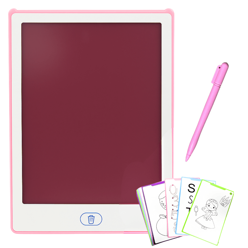 Tablette Magique Éducative LCD pour Enfants avec 20 Papiers de Dessins - اللوحة السحرية التعليمية للأطفال مع قوالب الرسم - 6