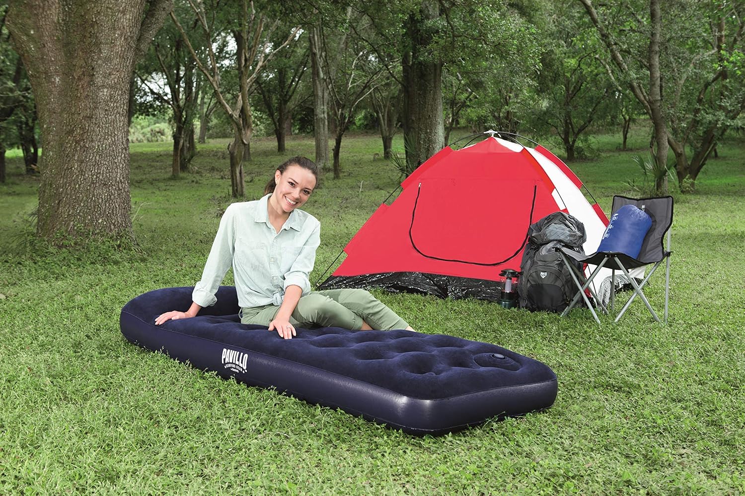 Matelas Gonflable avec Pompe à Pied Intégrée (185x76cm) - مرتبة النوم الهوائية المتطورة مع مضخة قدم مدمجة - 7