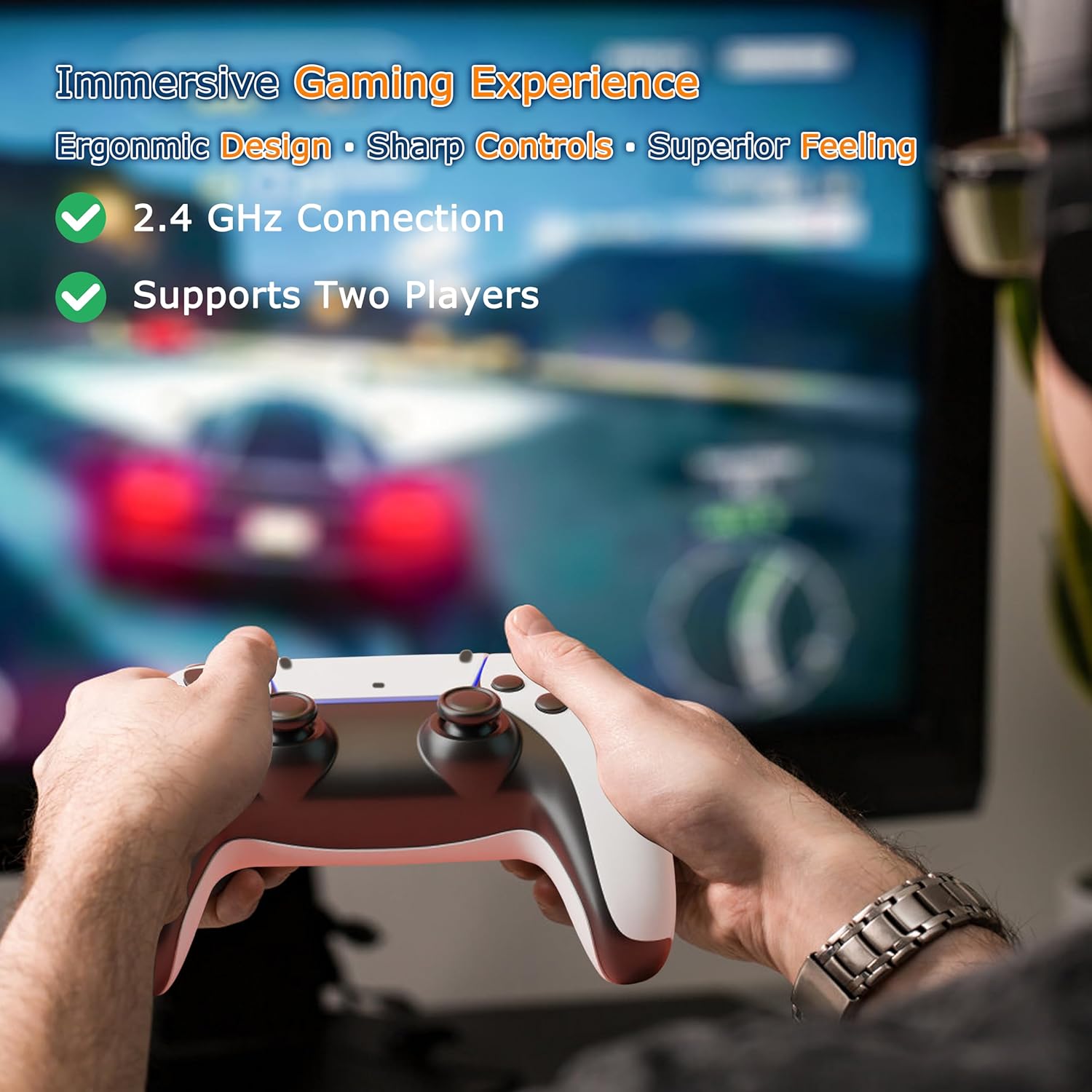 TV Box & Game Console M77 Ultra HD avec Deux Manettes et Télécommande - جهاز الترفيه والألعاب المتكامل 8