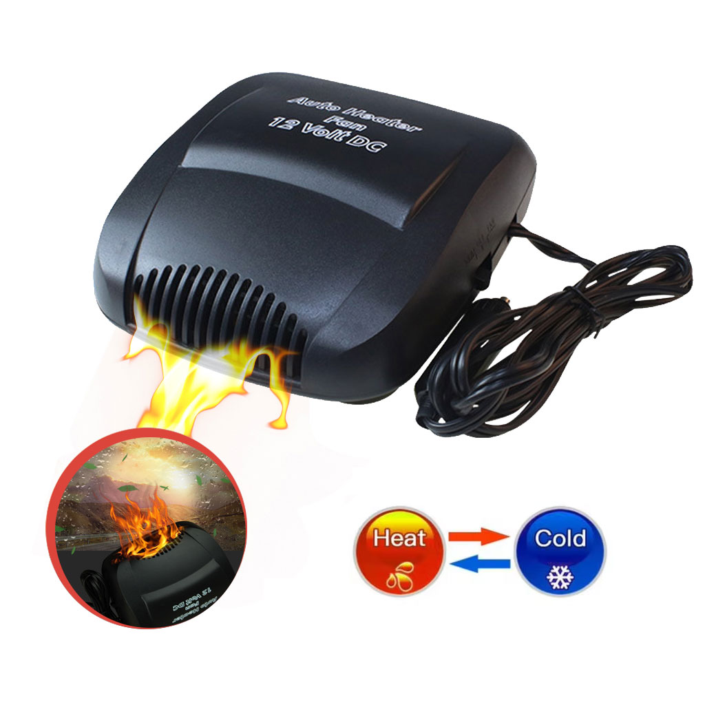 Ventilateur et Chauffage de Voiture Portable 150W 12V 1