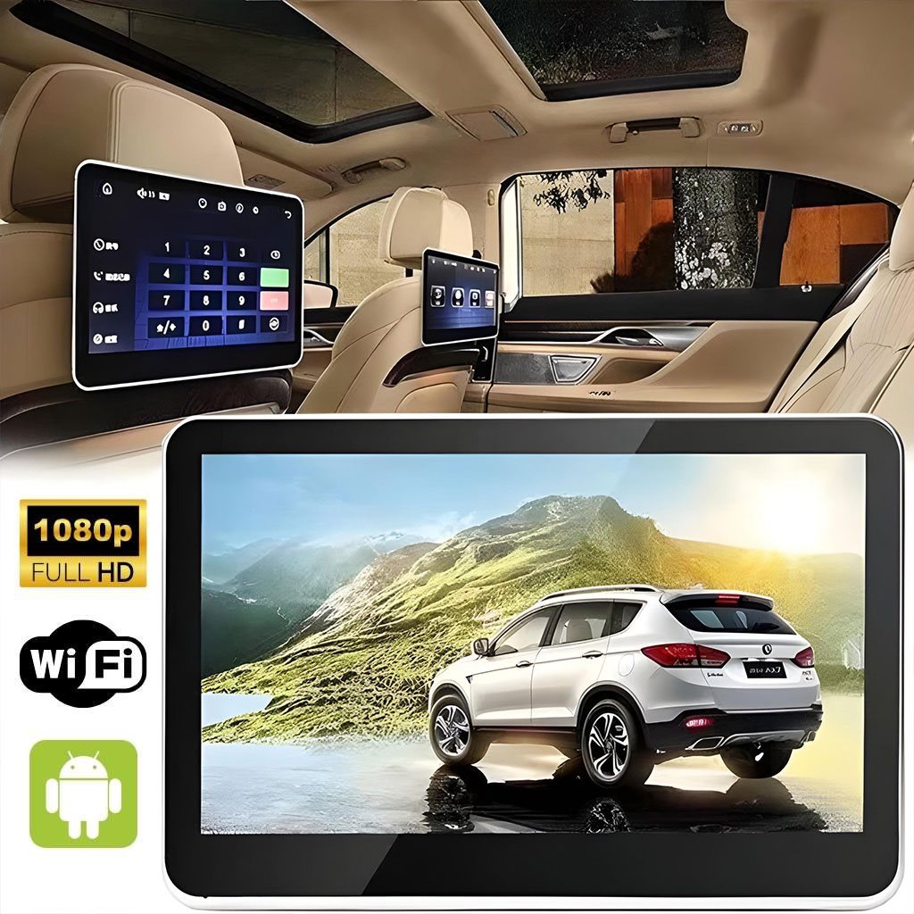 Ecran Android D'appui-Tête Voiture 10,1 Pouces HD 1080P - شاشة أندرويد لمسند سيارة 10.1 بوصة 1
