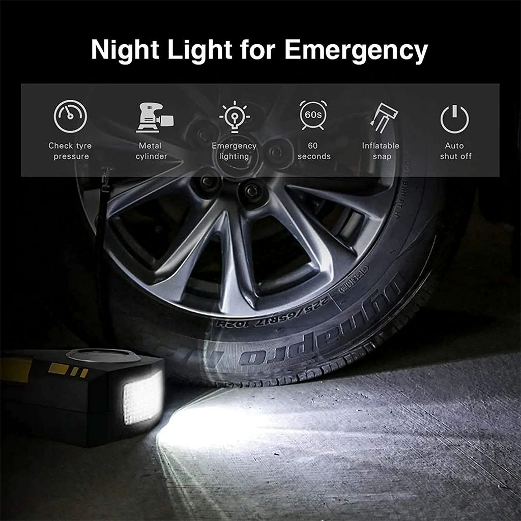 Compresseur de Voiture BEETRO BE0172 150 PSI - مضخة وضاغط الهواء للسيارات بقوة 100 واط 4