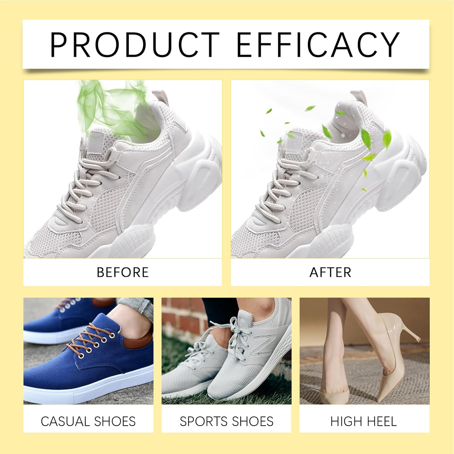 Patchs Déodorants et Anti-Humidité pour Chaussures 12Pcs - لاصقات العناية بالأحذية برائحة عطرة (طقم 12 قطعة) - 8
