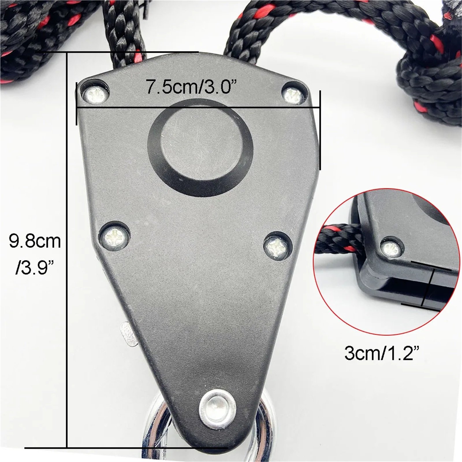 Corde à Cliquet à Poulie Robuste Multi-Usages - حبال بكرة الرافعة شديدة التحمل (قوة رفـع 220 كغ) - 6