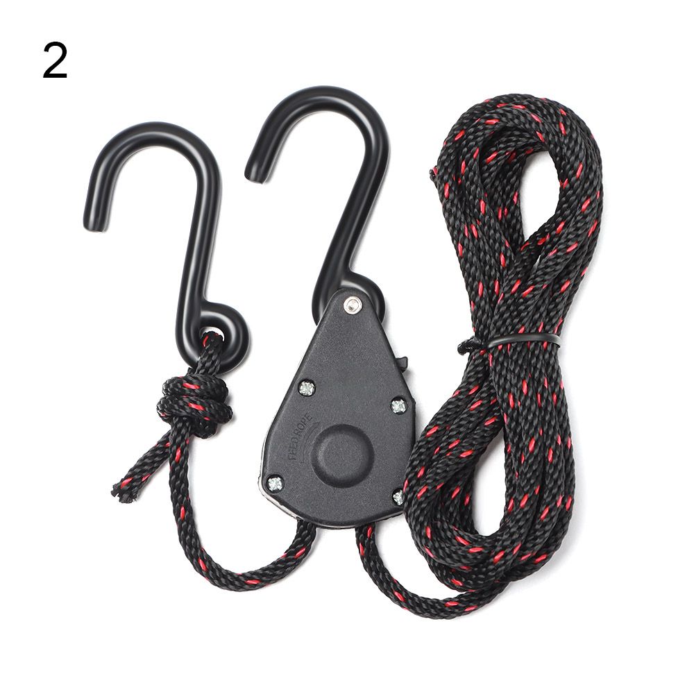 Corde à Cliquet à Poulie Robuste Multi-Usages - حبال بكرة الرافعة شديدة التحمل (قوة رفـع 220 كغ) 10