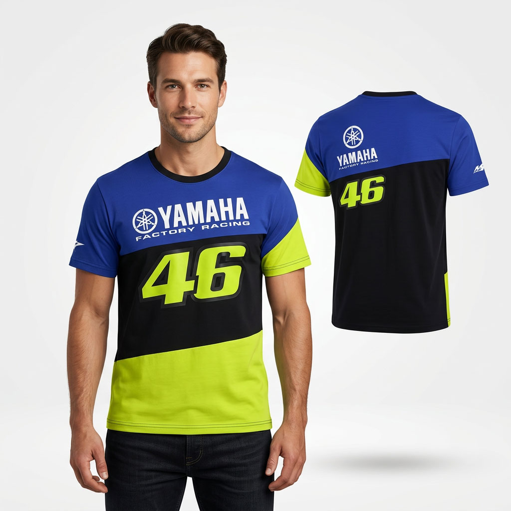 T-shirt Yamaha Factory Racing VR46 Legend - تيشرت ياماها فاكتوري ريسينغ 1