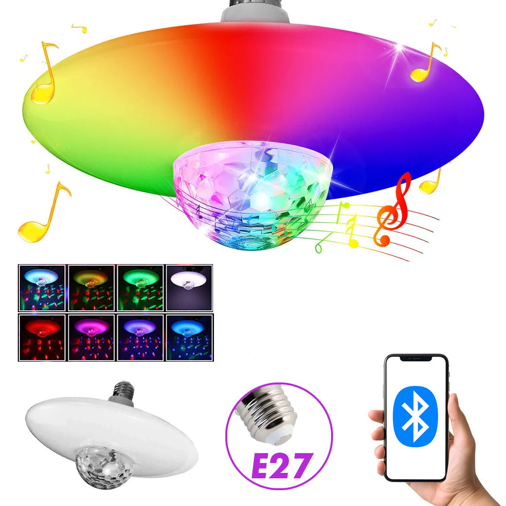 Ampoule intelligente RGB avec haut-parleur Bluetooth 30W 1