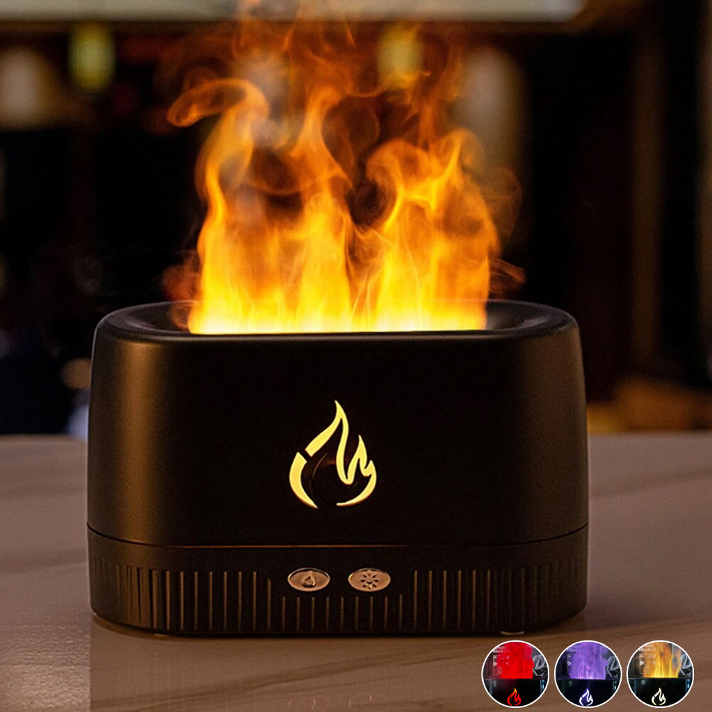 Flame Diffuseur d'huile essentielle et d'arôme pour aromathérapie 2