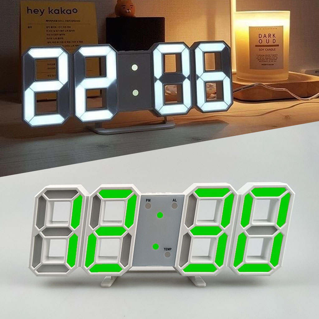 Horloge Murale numérique LED 3D 2