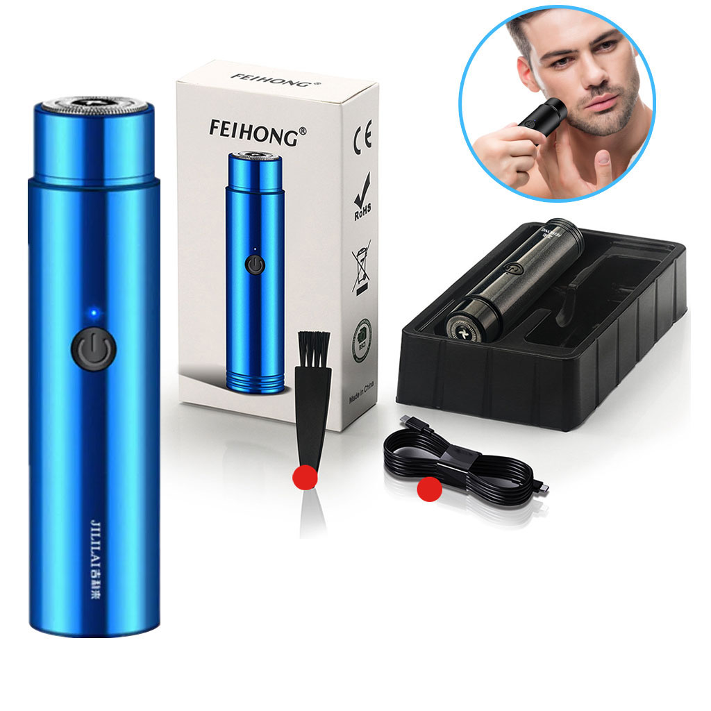 Mini Rasoir électrique Portable Rechargeable étanche visage corps 1