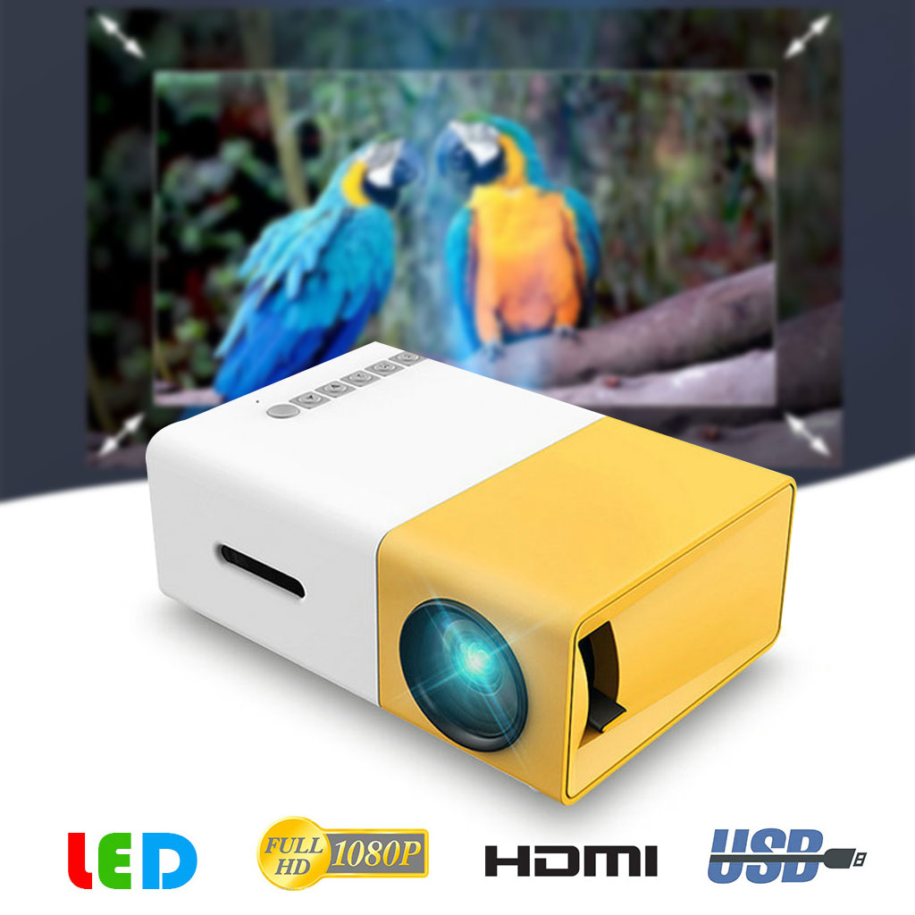 Projecteur Home Cinéma Multimédia 1080P Borrego YG300 FULL HD 2