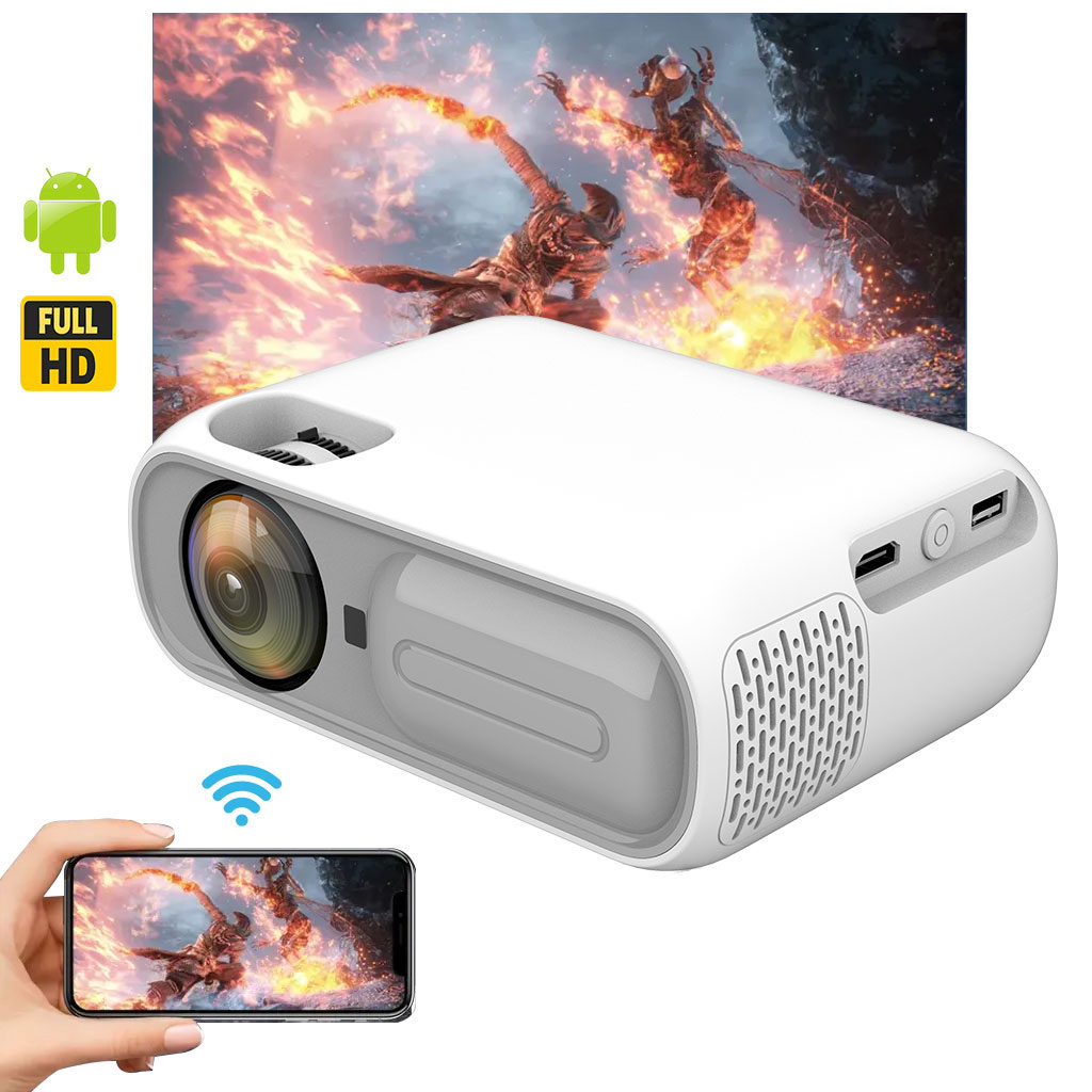 Borrego Projector Smart 1 Android 9.0 Bluetooth Projection technology 3.5inch LCD TFT display 1