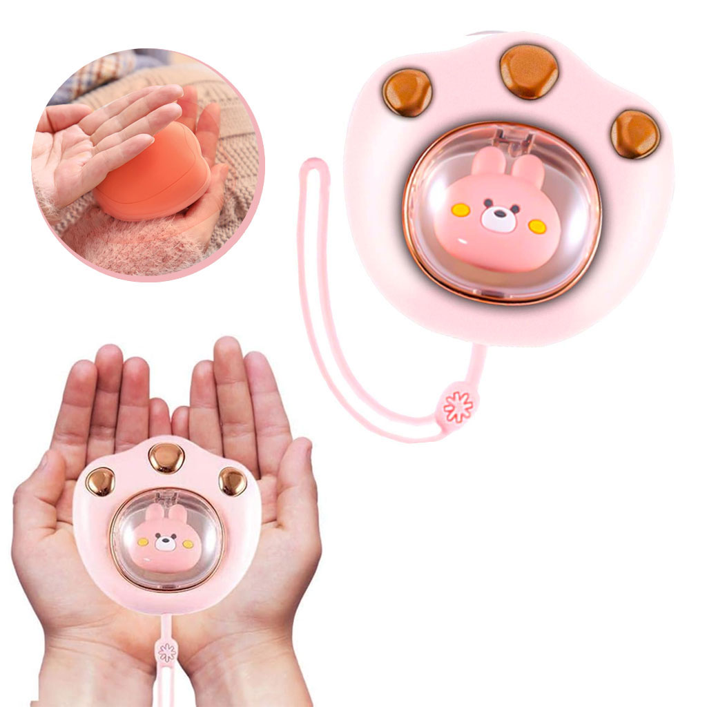 Chauffe-mains à griffes de chat mignon portable batterie 1200mah 2