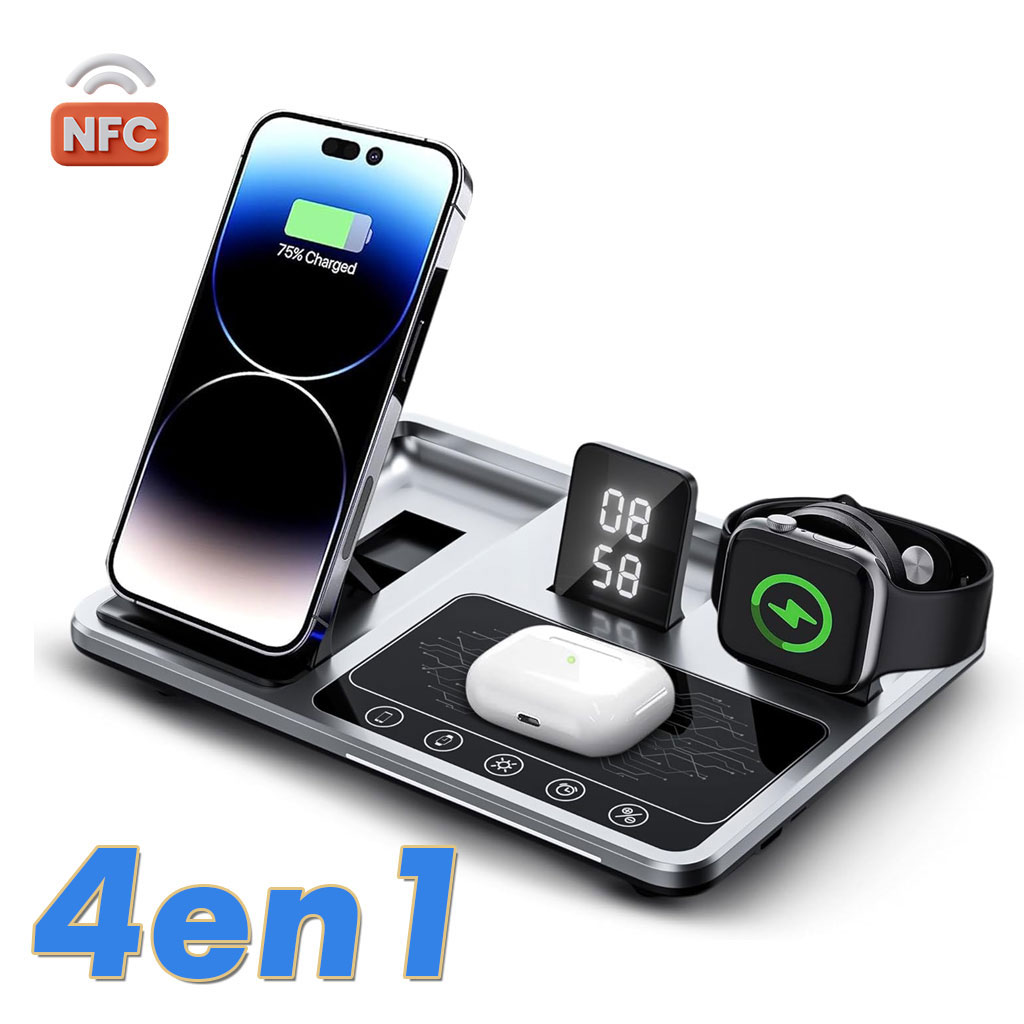 R11 Chargeur sans fil 4en1 / 30W avec lumière ambiante 1