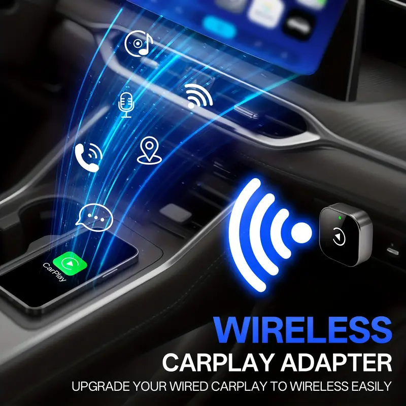 Adaptateur Sans Fil CarPlay et Android Auto pour Voitures - محول السيارة الذكي 2 في 1 - 13