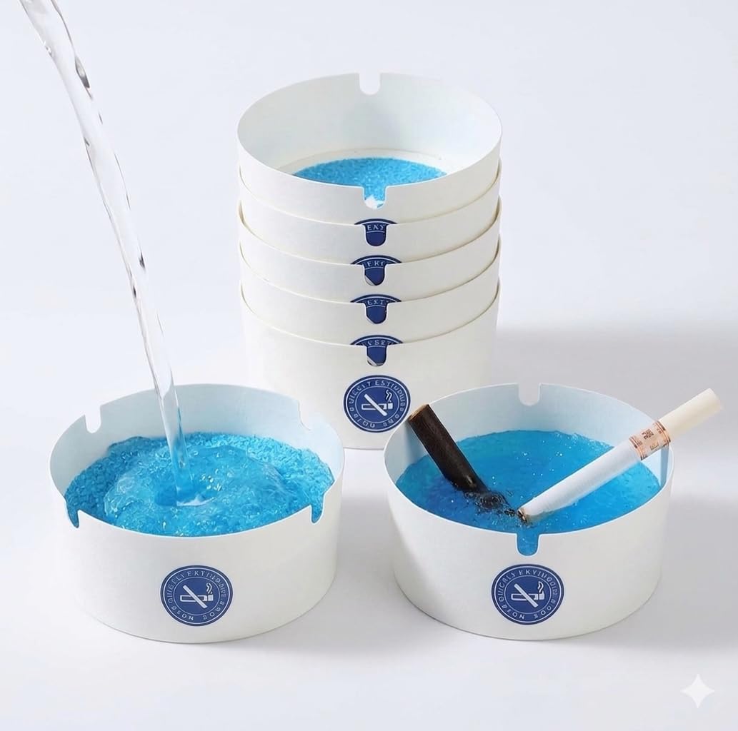 Cendrier Jetable Magique Anti-Odeur et Fumée Pack 25Pcs - منفضة السجائر الجيل المضادة للدخان والروائح 4