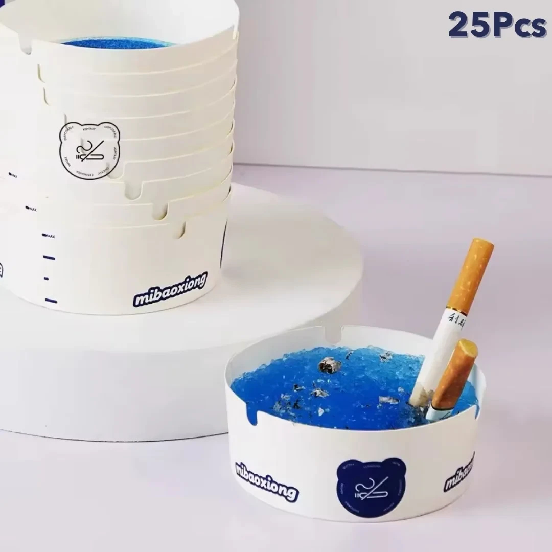 Cendrier Jetable Magique Anti-Odeur et Fumée Pack 25Pcs - منفضة السجائر الجيل المضادة للدخان والروائح - 1