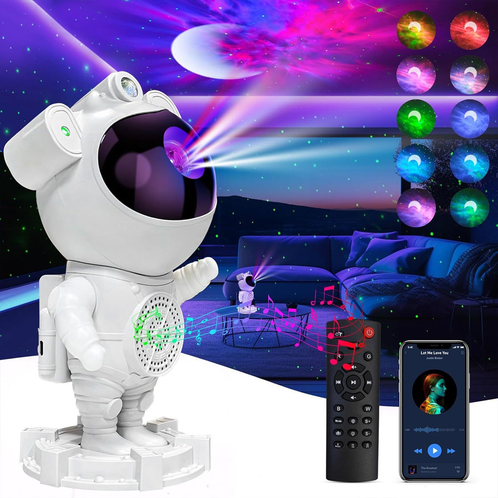 Projecteur d’astronome de ciel étoilé galaxie 17 mode Bleutooth avec télécommande V4 1