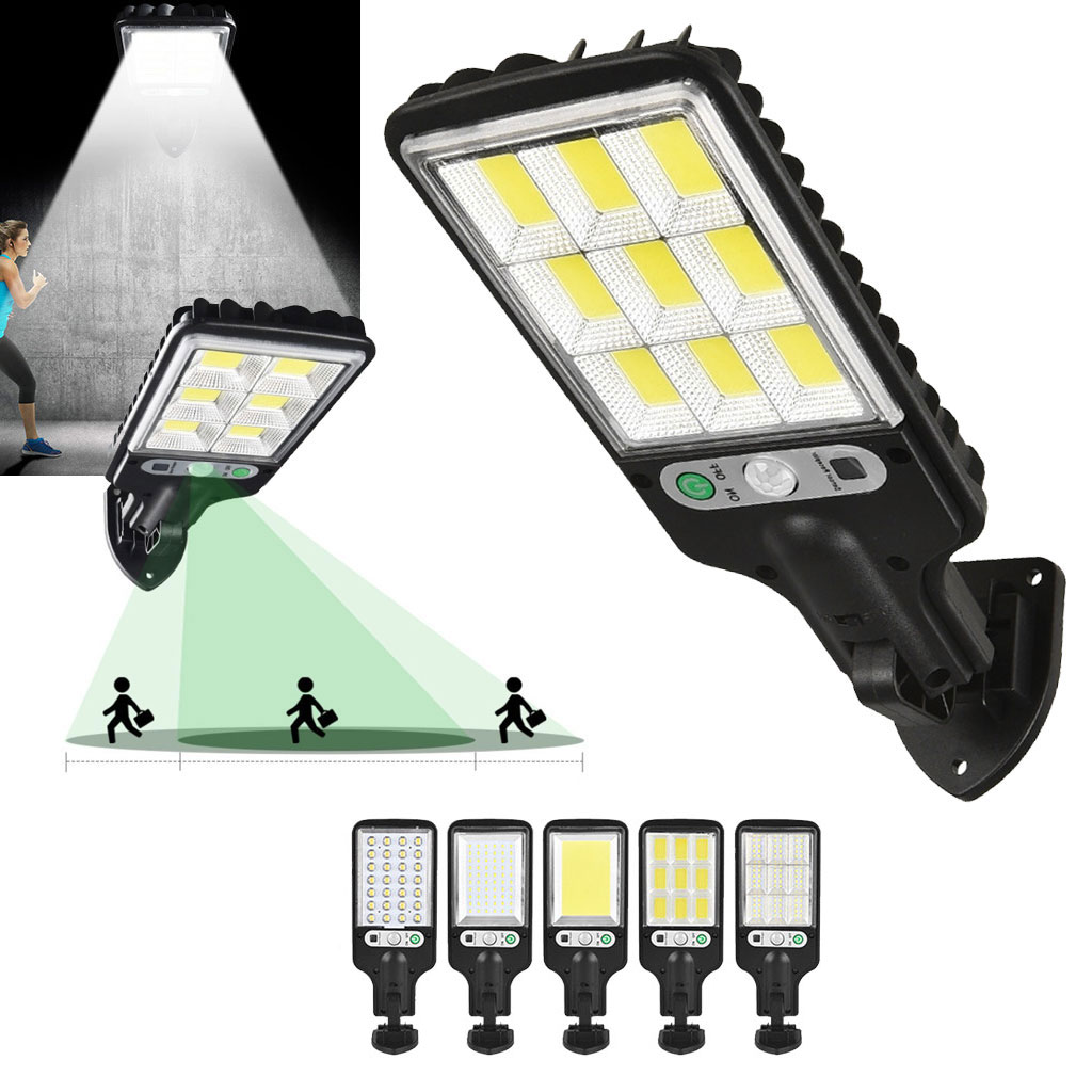 Lampe solaire d'extérieur avec 3 modes d'éclairage Étanche avec Détecteur de Mouvement 1