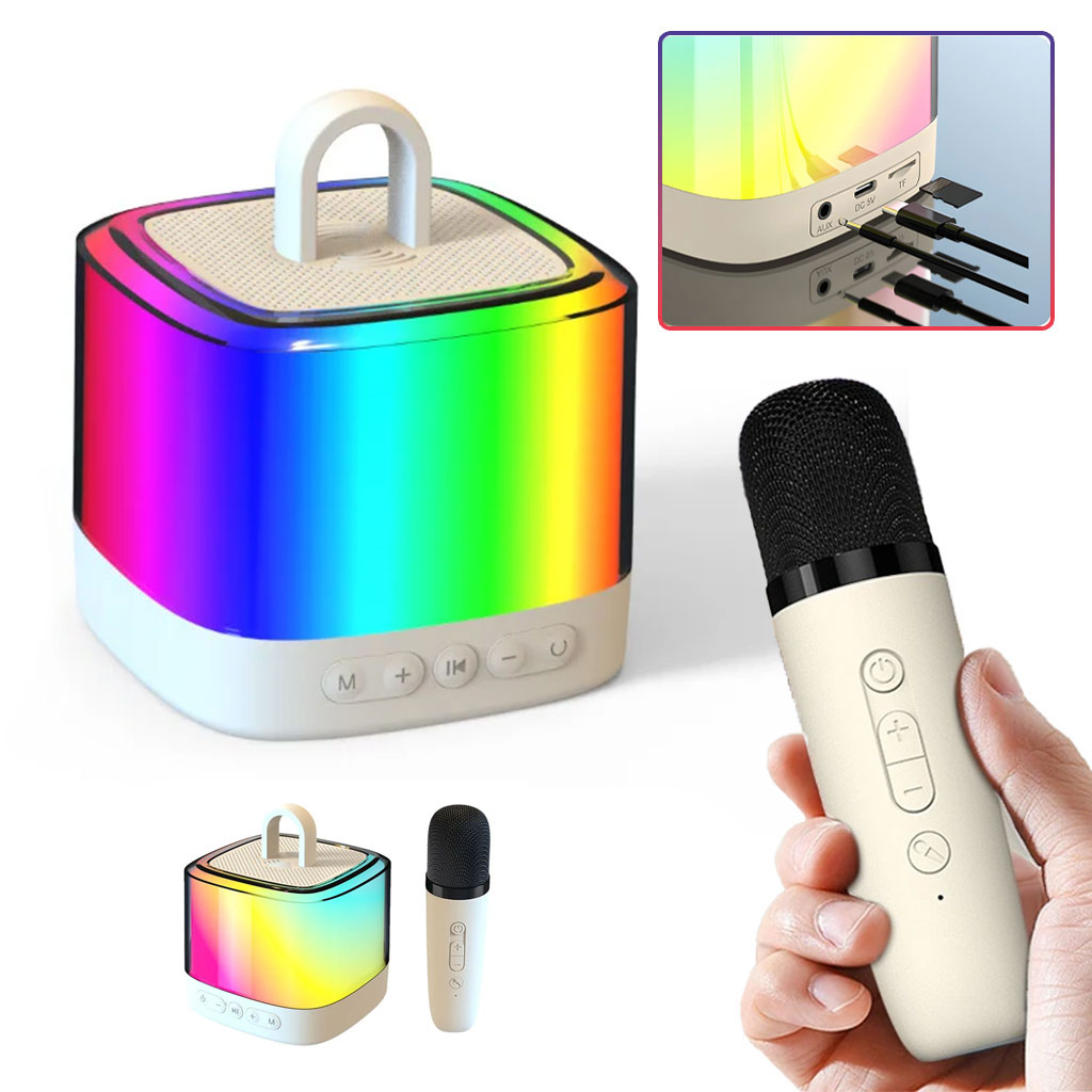 Microphone karaoké sans fil multifonctionnel haut-parleur Bluetooth (U16) 1