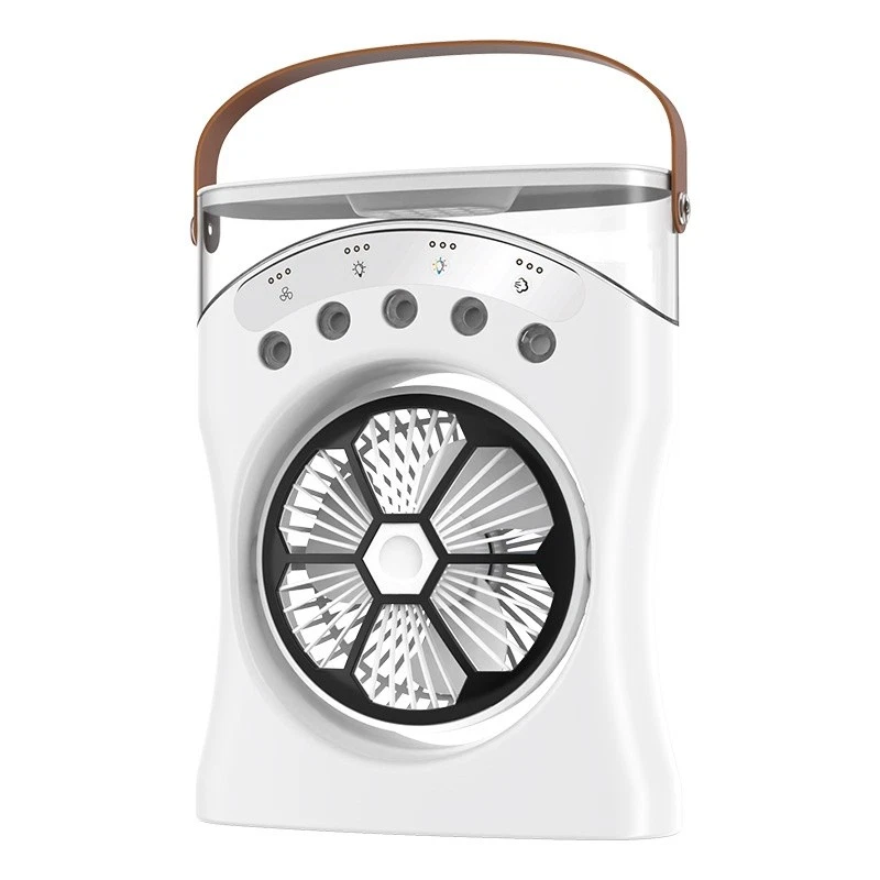 Ventilateur Brumisateur de Bureau Portable USB avec Éclairage - مروحة المكتب الذكية برذاذ الماء والترطيب بـ 3 سرعات 14
