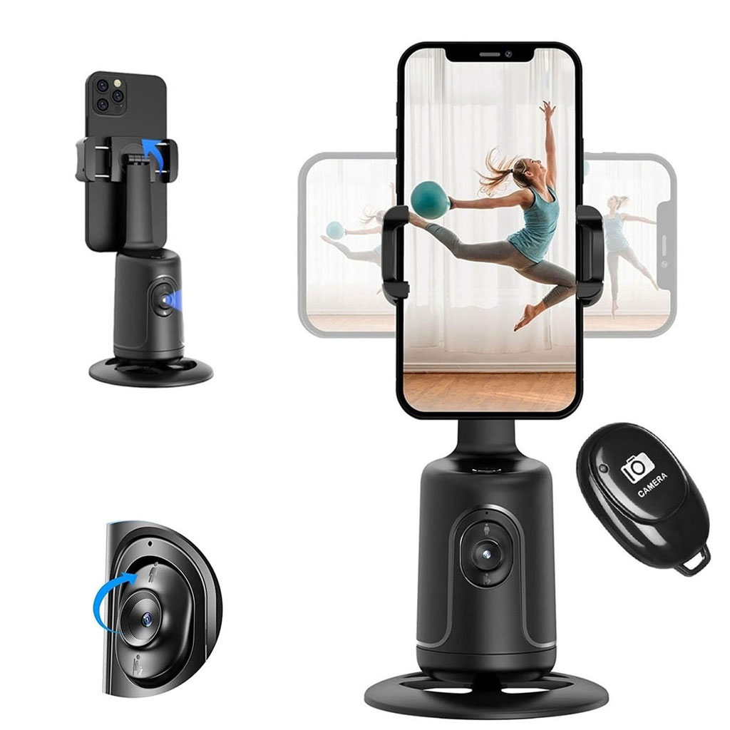 Stabilisateur de Bureau Intelligent 360° avec Suivi Automatique du Visage Pour Vlogging 1