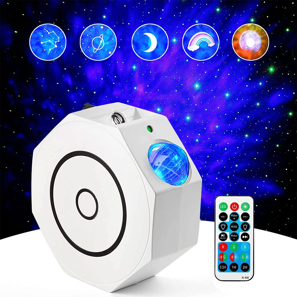 Projecteur Octagon Galaxy Night Light avec Musique intégré 1