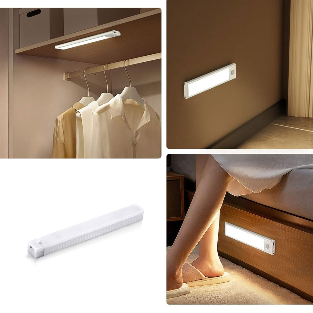 Lampe de Placard avec Detecteur de Mouvement Rechargeable et sans Fil 1