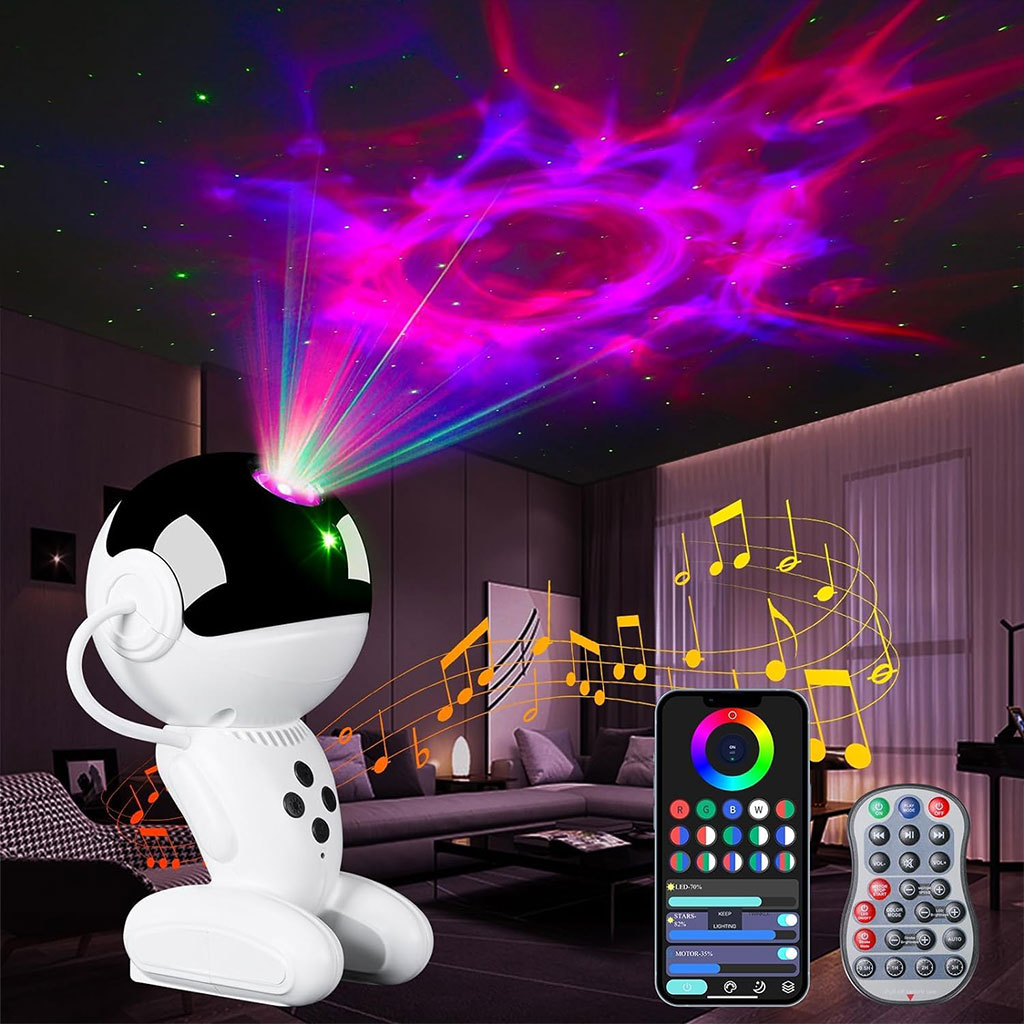 Projecteur et Haut Parleur Robot Galaxy Black Hole Contrôle APP 1